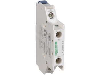 <p>
	Дополнительные контакты на бок 1NO + 1NC, LAD8N11, Schneider Electric, 038467</p>
