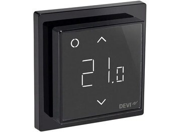 <p>
	Терморегулятор Devireg™ Smart Pure Black, (16А) 3680 Вт, 140F1143</p>
