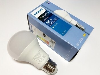 <p>
	Светодиодная лампа 12,5Вт=100Вт, Philips, 510308, A60, E27</p>
