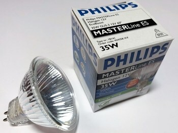 <p>
	Галогенная лампа 35Вт, 12B, 60°, Master Line ES, Philips, 424358</p>

