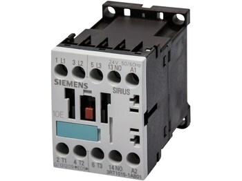 <p>
	Kontaktor 3-faasiline 18A(12kW), Siemens, 3RT1015-1AB01</p>
