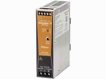 <p>
	Блок питания PRO ECO 72W 24V 3A, Weidmüller, 1469470000, с регулировкой</p>
