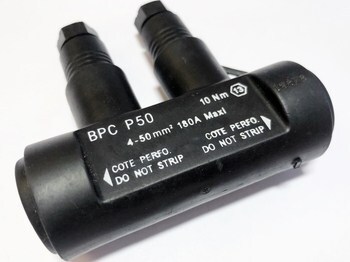 <p>
	Veekindel jätkuklemm 4-50mm², BPC P50, TE Connectivity</p>
