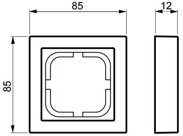 <p>
	1 - ная рамка ABB (серия - Impressivo), 1721F85-84, 2TKA000287G1</p>
