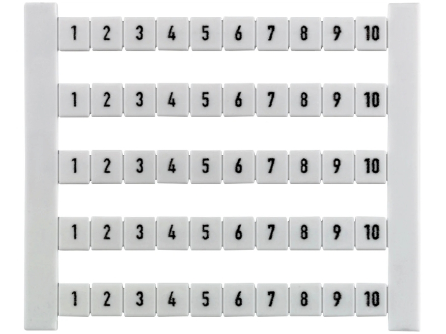 <p>
	Маркировка для клемм DEK 6 FW <strong>1-5</strong>, Weidmüller, 0688660000</p>

