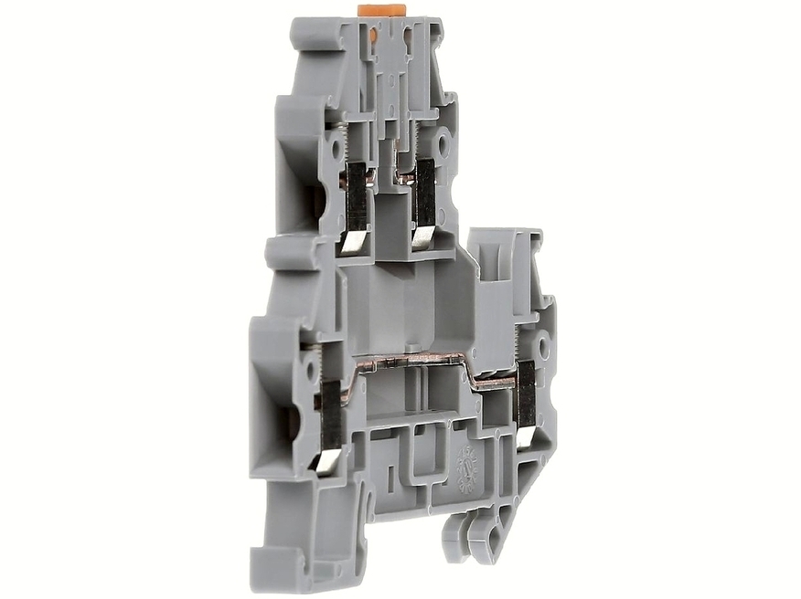 <p>
	Измерительная клемма 4 мм², серая, UTTB 4-MT-P/P-TG, Phoenix Contact, 3044762</p>
