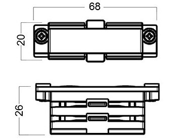 <p>
	Siinivalgusti siini jätk XTS21-3, Nordic Aluminium, KKT301253</p>
