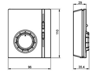 <p>
	Терморегулятор RAB31.1, Siemens, S55770-T230</p>
