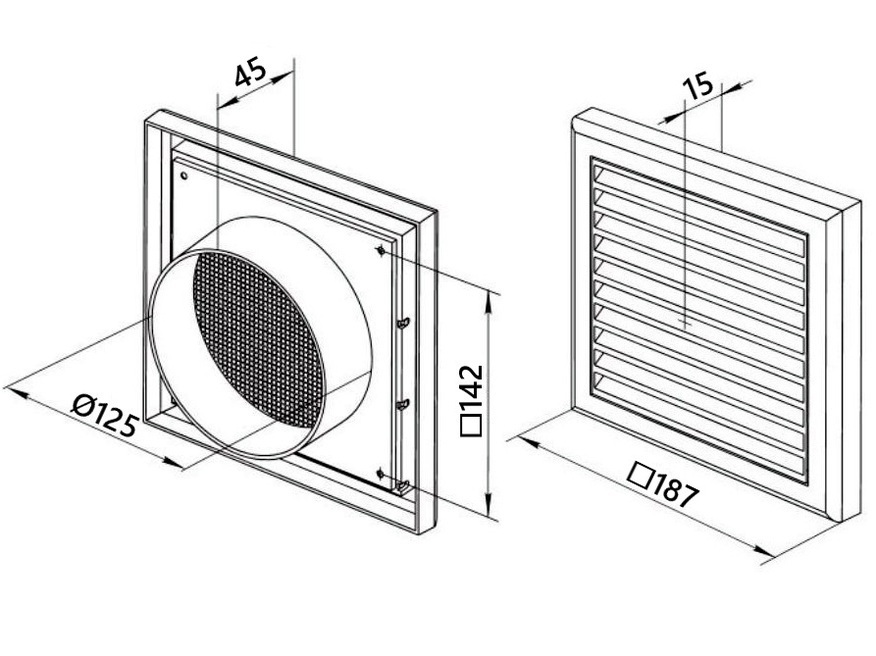 <p>
	Ventilatsioonirest Ø125 mm, Vents, MV120Vs</p>
