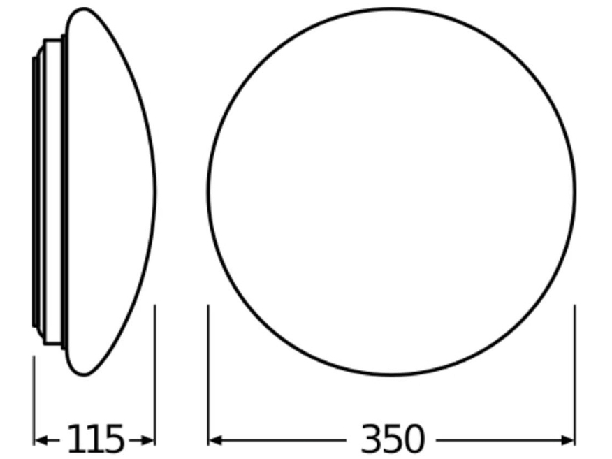 <p>
	Светодиодный светильник 18 Вт, SF CIRC 350 V 18W 830 IP44, Ledvance</p>
