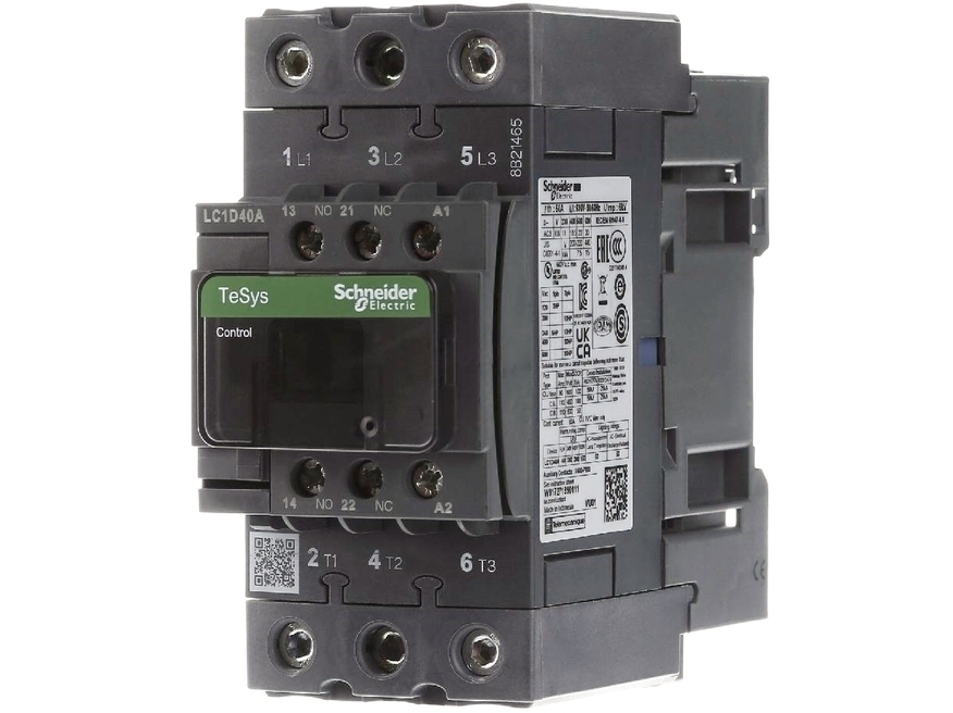 <p>
	Ostan kontaktoreid 3-faasilisi 60A, LC1D40, Schneider Electric</p>
