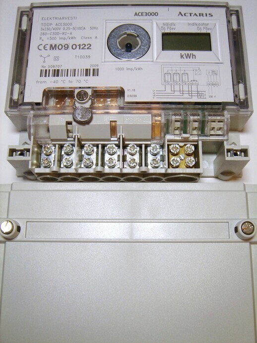 <p>
	Электросчётчик 3-фазный 2-тарифный 5-100A, ACE3000, Actaris</p>
