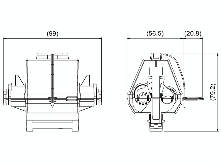 <p>
	Прокалывающий изоляцию зажим SL9.21, Ensto</p>

