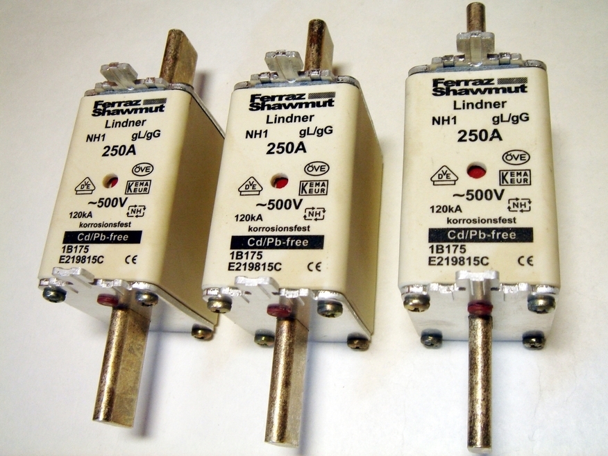 <p>
	Плавкие предохранители 250A, NH1, Efen, 35.035.0150</p>
