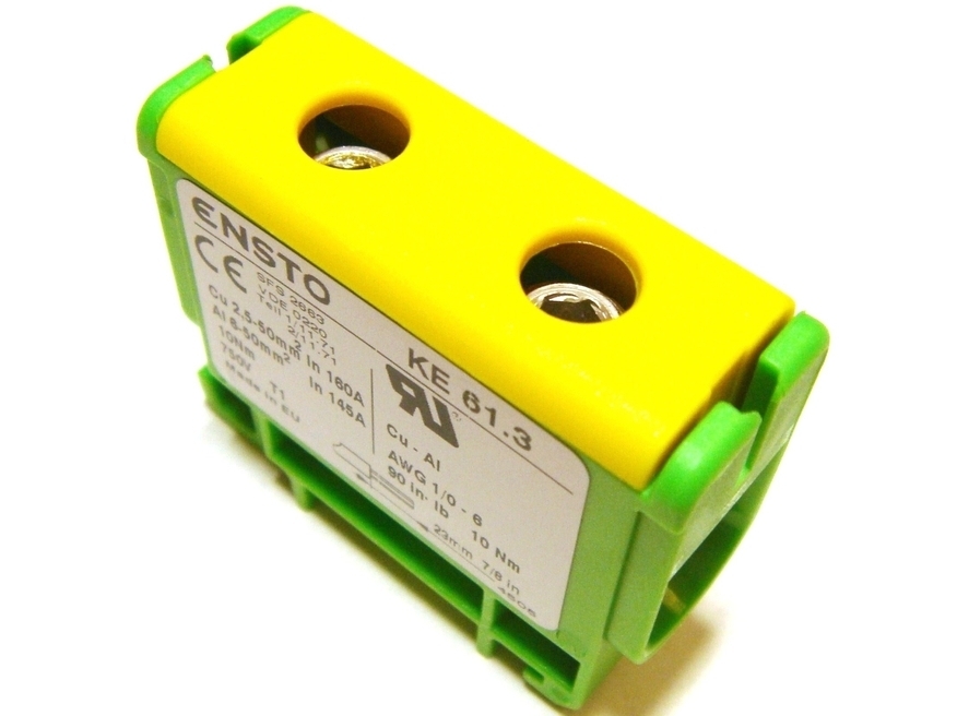 <p>
	Куплю проходные клеммы 50 мм², серые, синие и жёлто-зелёные</p>
