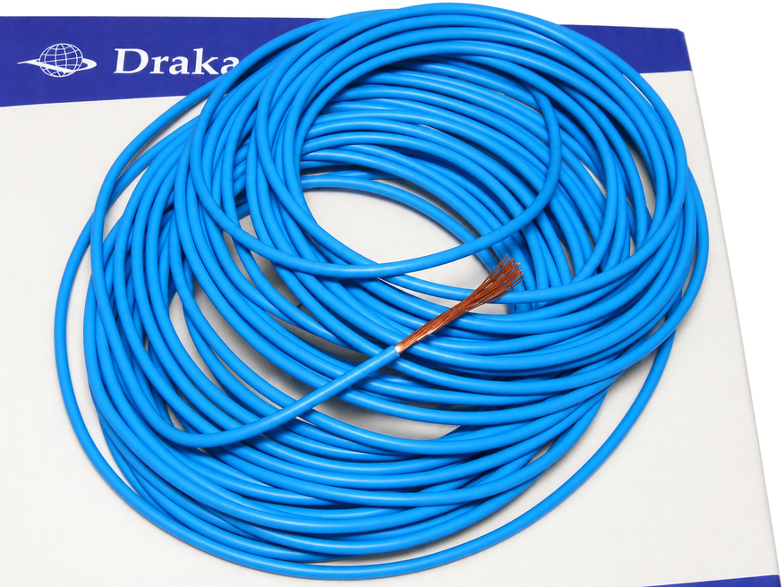 <p>
	Медный провод 2,5 мм², синий, H07V-K, Lapp Kabel</p>
