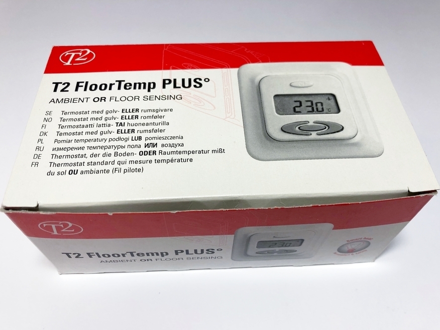 <p>
	Терморегулятор T2 FloorTemp PLUS° (13А) 3000 Вт</p>
