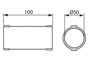 <p>
	Jätkumuhv Ø50mm, sinine, ABB, AJ50, 2TKA160015G1</p>
