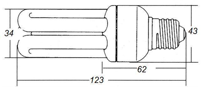 <p>
	Экономичная лампа 11 Вт, Osram Duluxstar® 11W/825/E27, 063267</p>
