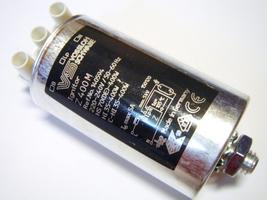 <p>
	Süütur 35-400 W, Z400M, Vossloh Schwabe, 140594</p>
