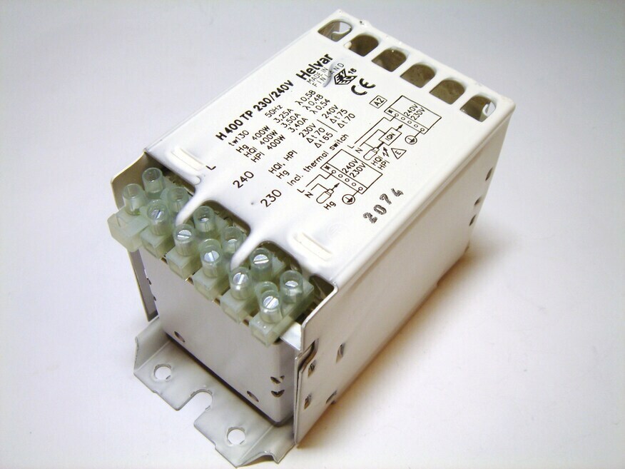 <p>
	Дроссель (балласт) 400 Вт, Helvar, H400TP</p>
