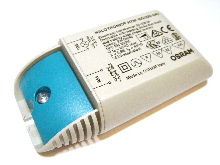 Elektrooniline trafo 12 V, 35-105 W, Osram, Halotronic, HTM 105/230-240