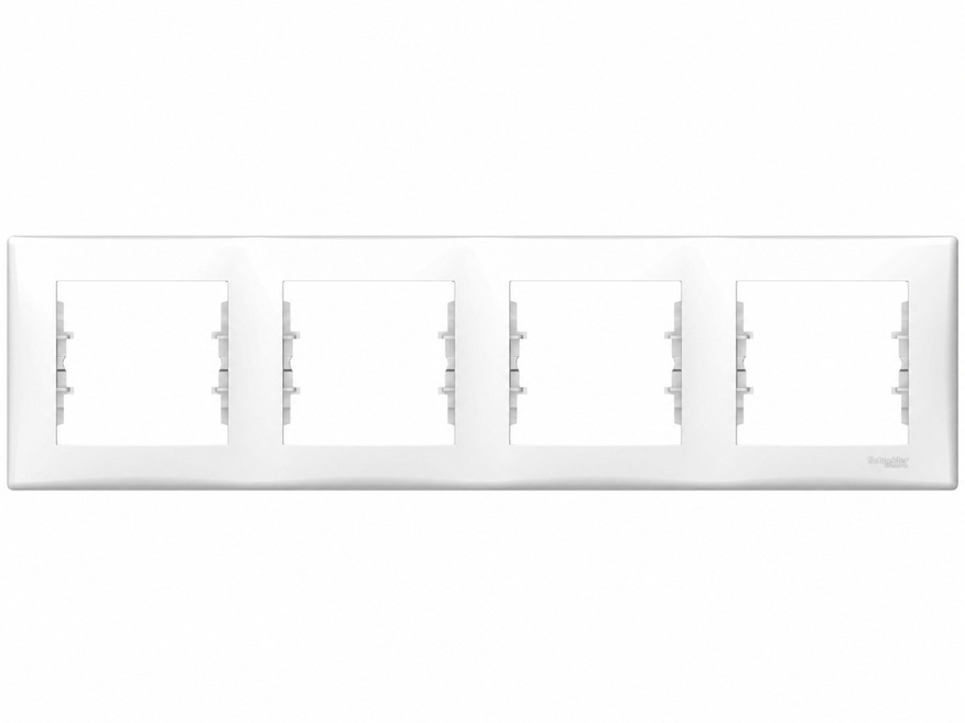 <p>
	4 - ная рамка Schneider Electric (серия - Sedna), SDN5800821, горизонтальная</p>
