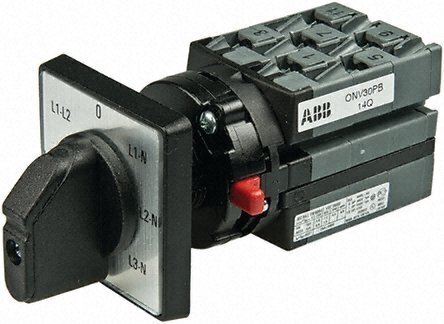 <p>
	Селекторный переключатель 3-полюсный 25A, ONV30PB, ABB, 1SCA022533R5500</p>
