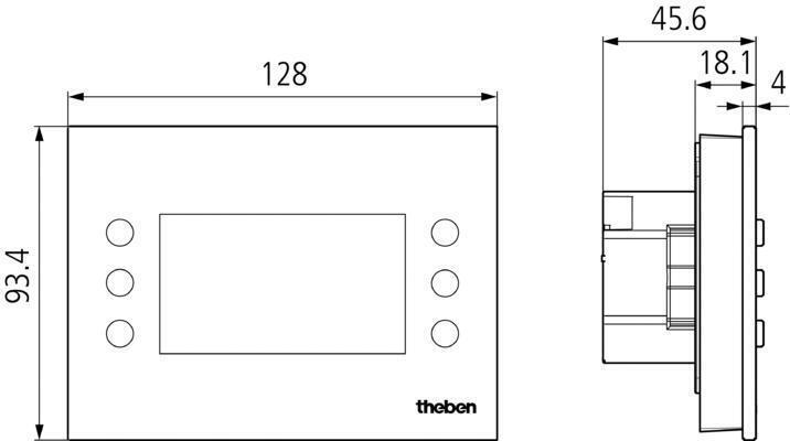 <p>
	Универсальный контроллер-дисплей Varia 826 S KNX, Theben, 8269210 с терморегулятором</p>
