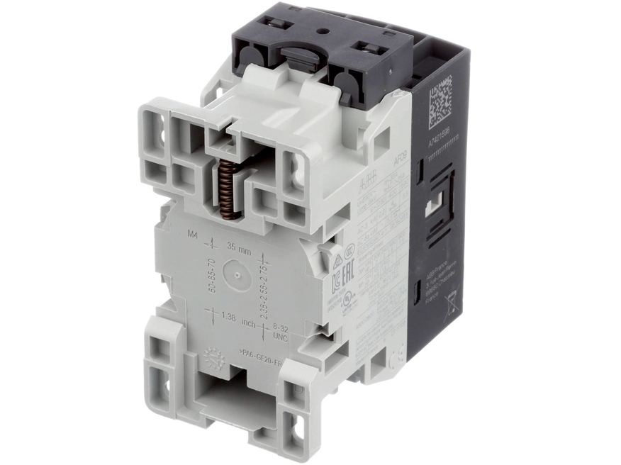 <p>
	Kontaktor 3-faasiline 25A(16kW), AF09-30-10-13, ABB, 1SBL137001R1310</p>
