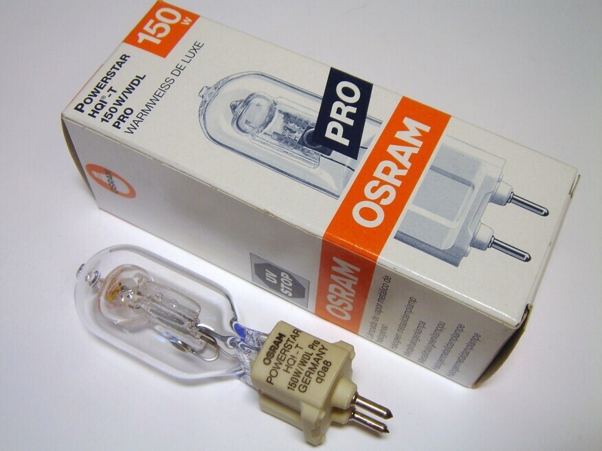 <p>
	Металлогалогенная лампа 150 Вт, Powerstar HQI-T 150W/WDL PRO, Osram, 413013</p>

