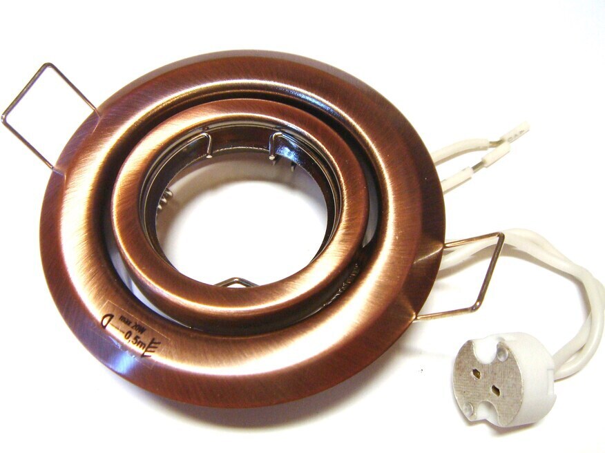 <p>
	Halogeenvalgusti 12 V, Kanlux, Ulke CT-2119-AN, värv antiik-vask, 00351</p>
