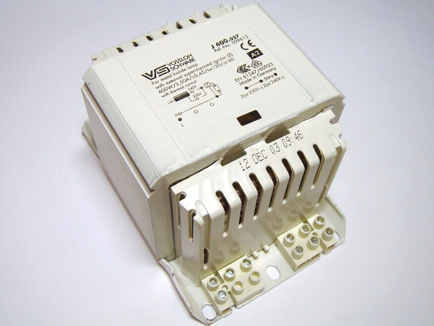 <p>
	Ballast 400 W, Vossloh Schwabe, J 400.027, 509613</p>
