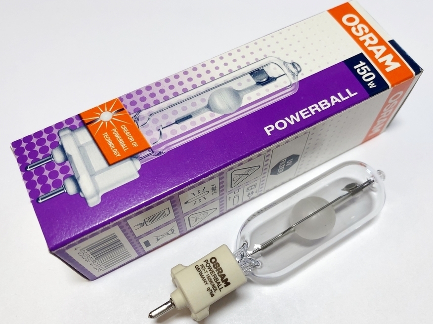 <p>
	Металлогалогенная лампа 150 Вт, Osram Powerball HCI-T 150W/942 NDL, G12, 873336</p>
