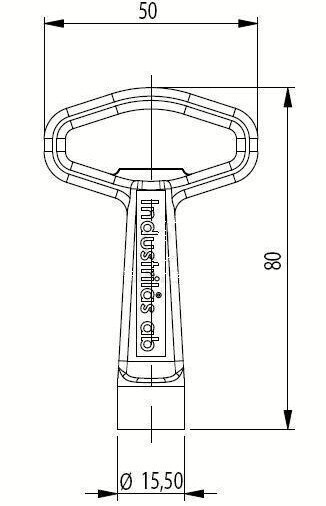 <p>
	Kolmnurk elektrikilbi võti Ø15,5mm</p>
