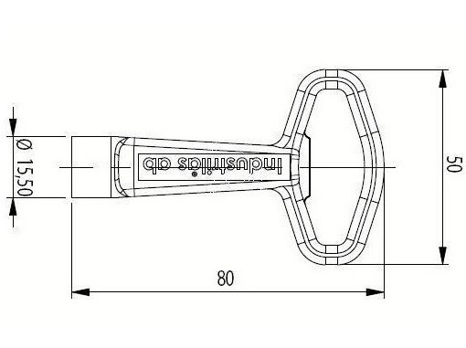 <p>
	Kolmnurk elektrikilbi võti Ø15,5mm</p>
