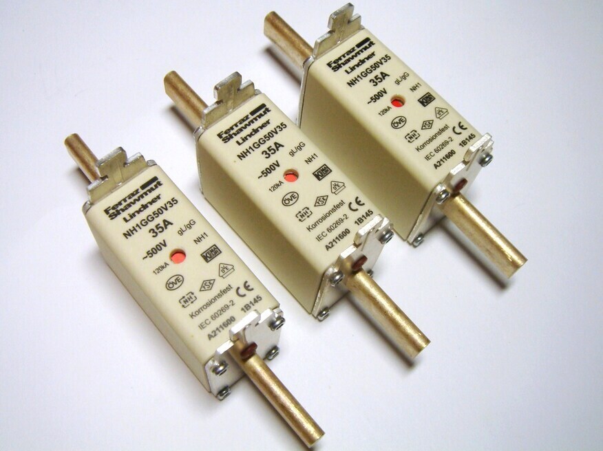 <p>
	Sulavkaitsmed 35A, NH1GG50V35, Ferraz Shawmut, Lindner</p>
