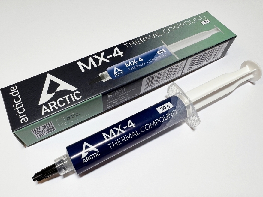 <p>
	Soojusjuht pasta 20g, süstlas, halli värvi, Arctic, MX-4</p>
