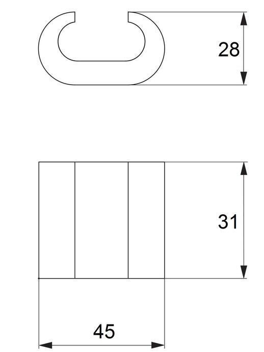 <p>
	Vask C-kujuline ühendusklemm, 150-120 mm², BM Group, 01414</p>
