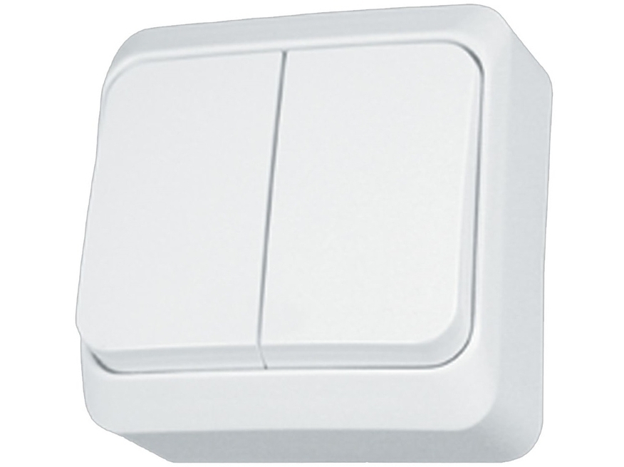 <p>
	Grupilüliti(kahe klahviga) pindpaigaldusega Schneider Electric (sari - Prima) WDE001050</p>
