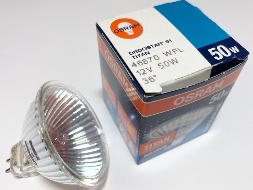 Advance sale silent airplane Halogeenlamp 50W, 12V, 36°, Osram Decostar 51 Titan, 46870 WFL, 428772