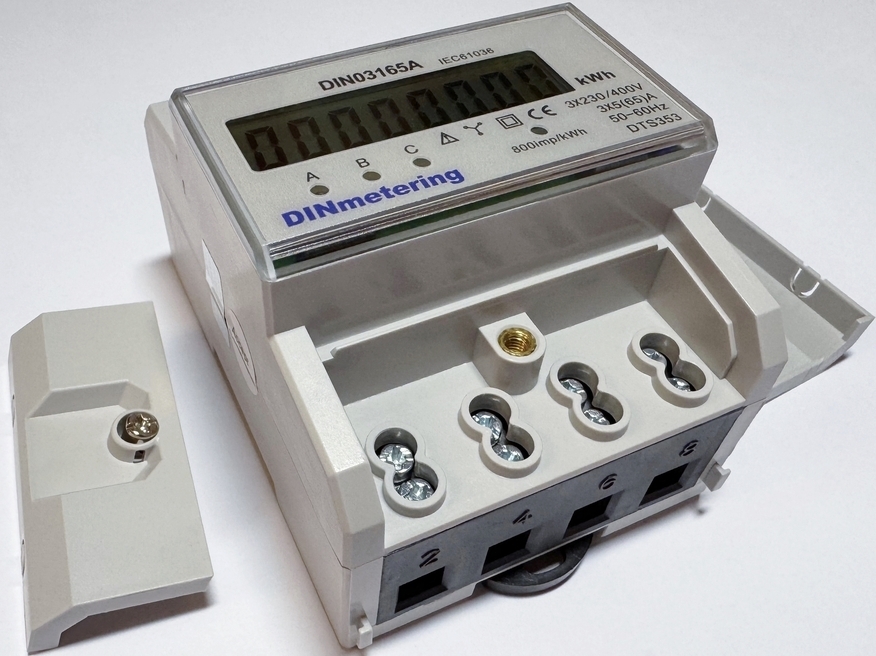<p>
	Moodulelektriarvesti 3-faasiline <span style="color:#ff0000;">1-tariifne</span> 3x5(65)A, DTS353, DINmetering, DIN03165A</p>
