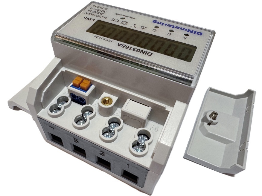 <p>
	Moodulelektriarvesti 3-faasiline <span style="color:#ff0000;">1-tariifne</span> 3x5(65)A, DTS353, DINmetering, DIN03165A</p>

