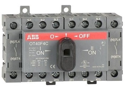 <p>
	Moodul-ümberlüliti 4-pooluseline 40A, OT40F4C, ABB, 1SCA104934R1001</p>
