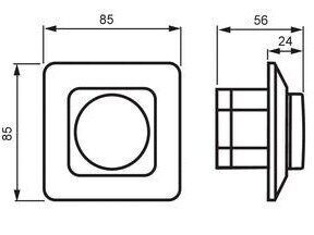 <p>
	Регулятор света скрытой установки ABB (серия - Jussi), 6513UJGL-214</p>
