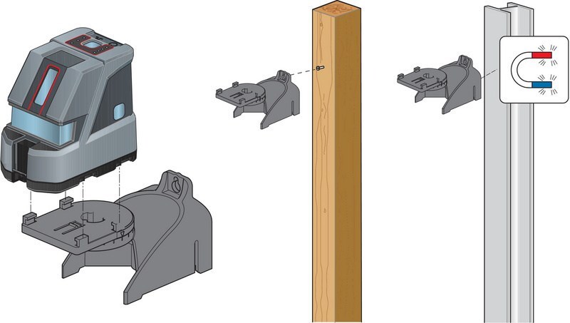 <p>
	Лазерный уровень CLL 11, Würth, 5709300020, с красным лучом</p>
