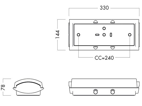 <p>
	Светодиодный аварийный светильник, Glamox, E20-S G2 LED M/NM E1/ST, E20660102</p>
