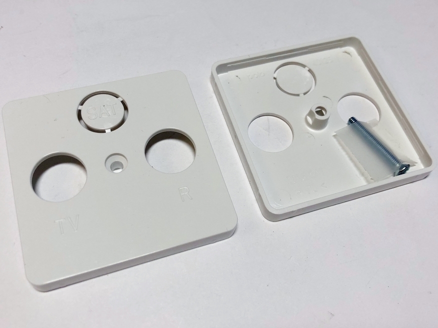 <p>
	Keskplaat Hager Polo (sari - Optima), 12004202, TV pesa kate</p>
