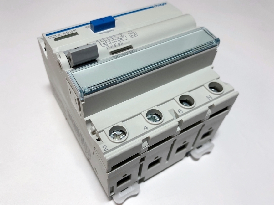 <p>
	Rikkevoolukaitse 3-faasiline 63 A, 30mA(0,03A), Hager, CDA463K, 161576</p>
