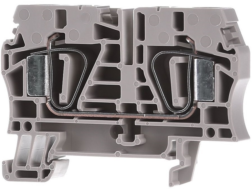 <p>
	Проходная клемма 6 мм², серая, ZDU 6, Weidmüller, 1608620000</p>
